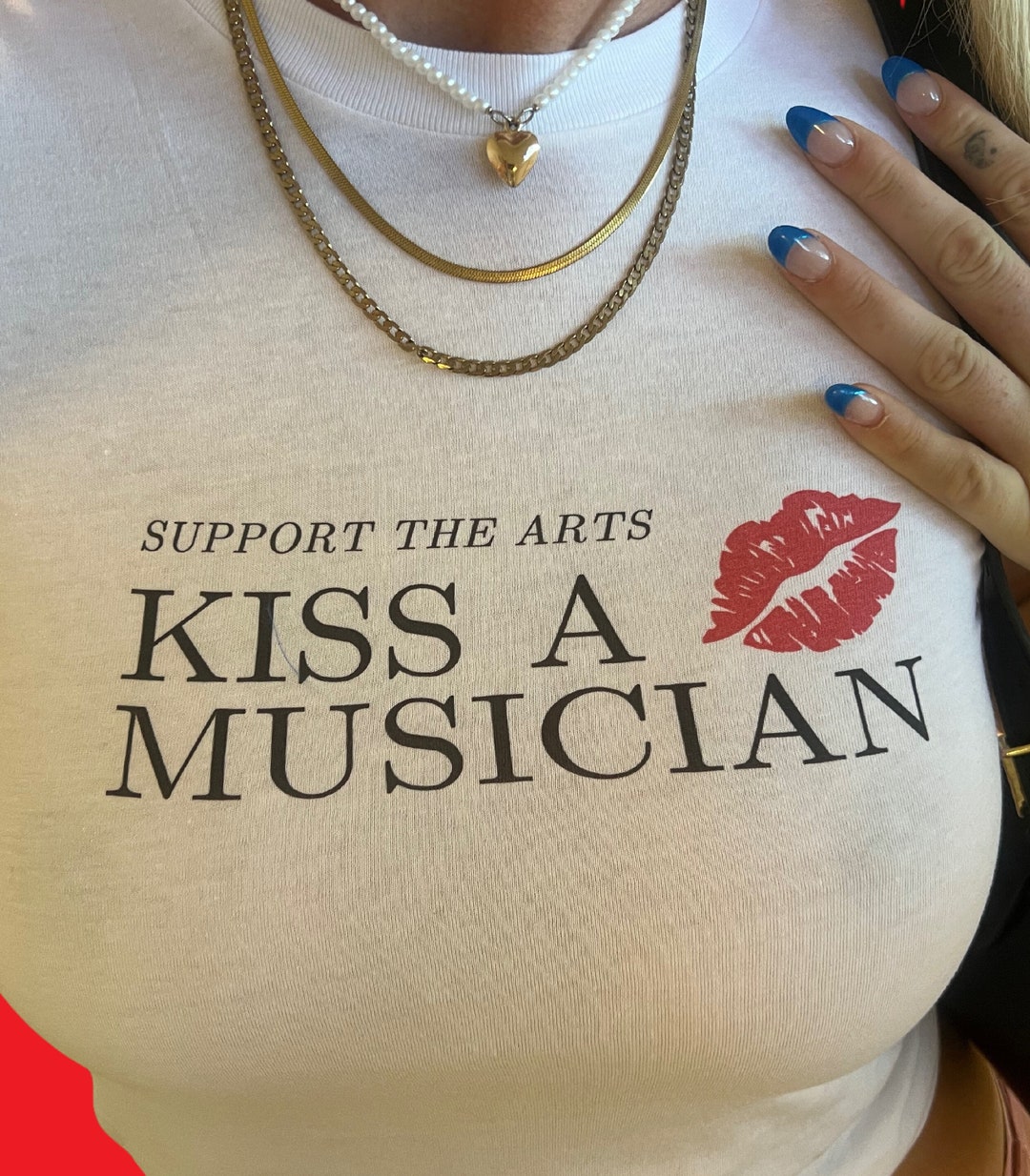 Support the Arts Kiss A Musician Baby Tee - Etsy