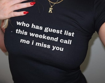 Guest List Baby Tee
