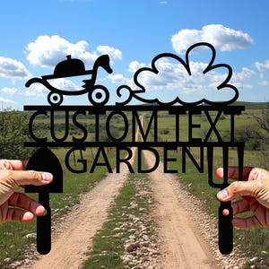 Custom Garden Signs, Personalized Garden Signs, Garden Stakes, Garden Art, Yard Decor, Metal Garden Signs, Outdoor Patio, Gifts for Her