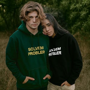 Solve Problems Hoodie – SOLVEM PROBLER Funny Graphic Unisex Fleece Pullover Sweatshirt
