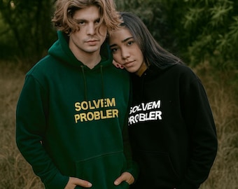 Solve Problems Hoodie – SOLVEM PROBLER Funny Graphic Unisex Fleece Pullover Sweatshirt