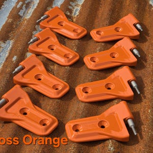 Custom Powder Coated Jeep Wrangler replacement door hinges! Compatible with 2018-2025 JL / JLU 2 and 4 door Custom colors available!