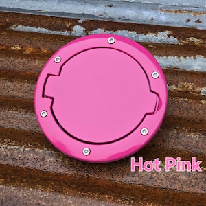 Custom Powder Coated Jeep Wrangler Fuel Door - Compatible with 2008-2018 JK / JKU