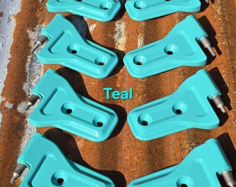 Custom Powder Coated Jeep Wrangler replacement door hinges! Compatible with 2018-2025 JL / JLU 2 and 4 door Custom colors available!
