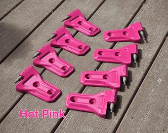 Custom Powder Coated Jeep Wrangler replacement door hinges! Compatible with 2018-2025 JL / JLU 2 and 4 door Custom colors available!