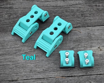 Custom powder coated hood latch kit, compatible with Jeep Wrangler, multiple colors to choose from, fits 2007-2026 JK, JL, JT Gladiator