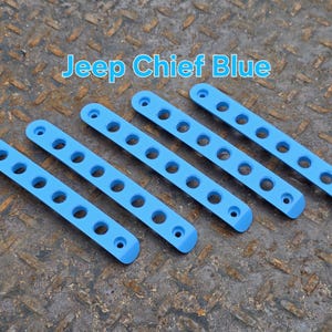 Custom powder coated door handle inserts, compatible with Jeep Wrangler, multiple colors to choose from, fits 2007-2017 JK / JKU