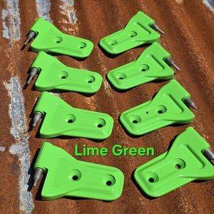 Custom Powder Coated Jeep Wrangler replacement door hinges! Compatible with 2018-2026 JL / JLU 2 and 4 door Custom colors available!
