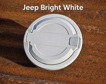 Powder Coated Jeep Wrangler Fuel Door - Compatible with 2018-2026 JL / JLU
