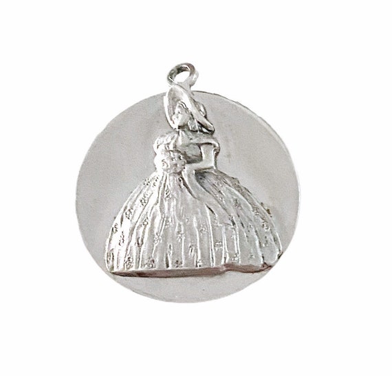 Beautiful Sterling MK silver 1960s bridal charm. … - image 1