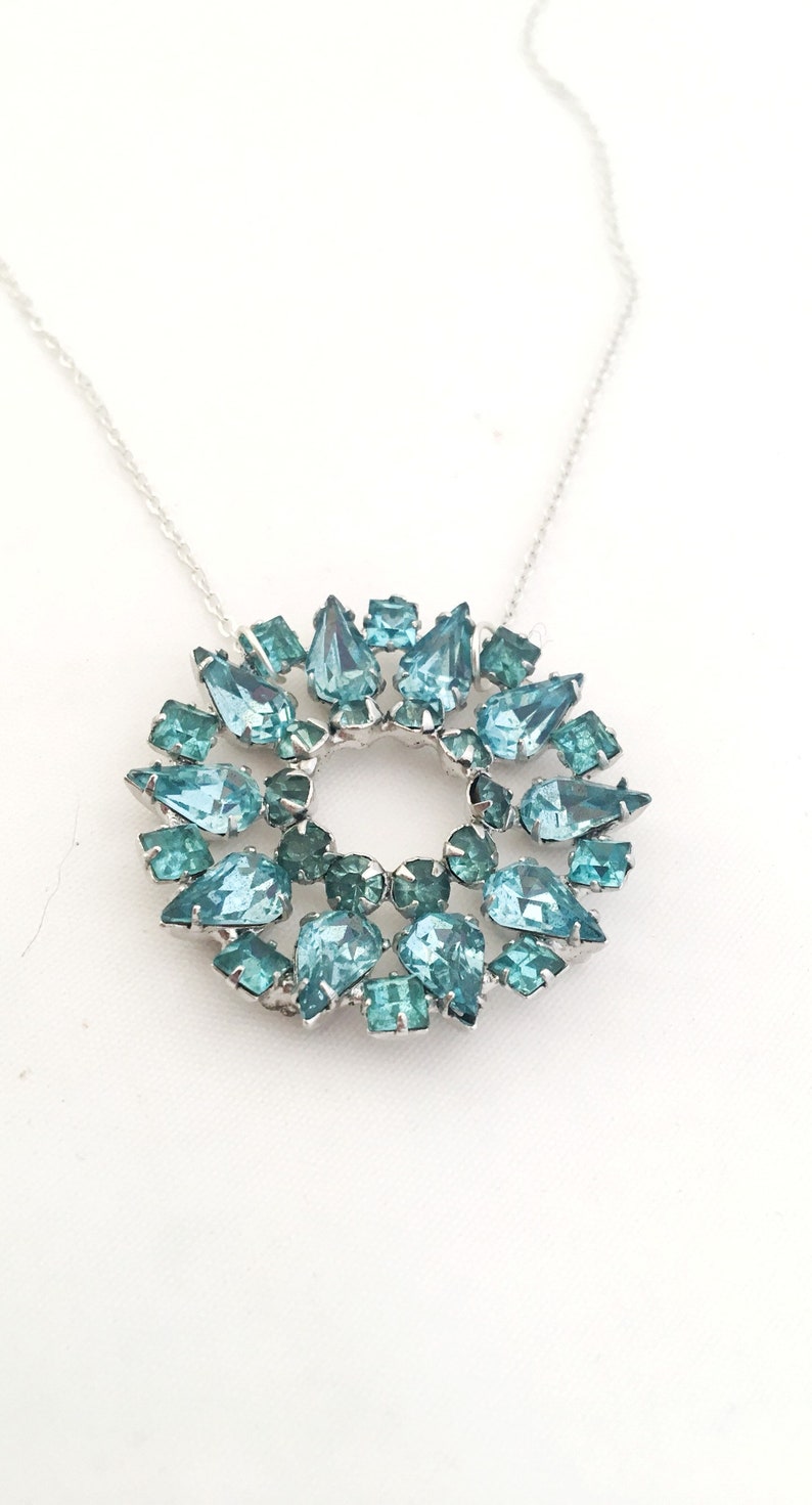 Fashion Costume Necklaces and Pendants suneducationgroup.com Women Crystal Sweater Chain Silver Plated Long Circle Pendant Necklace Jewelry