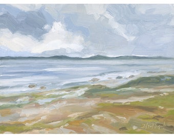 Across the Sea Horizontal Canvas Print