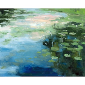 Water Lilies Horizontal Canvas Print