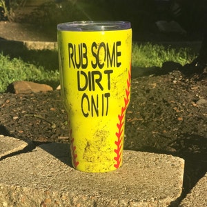 Softball 30 oz tumbler