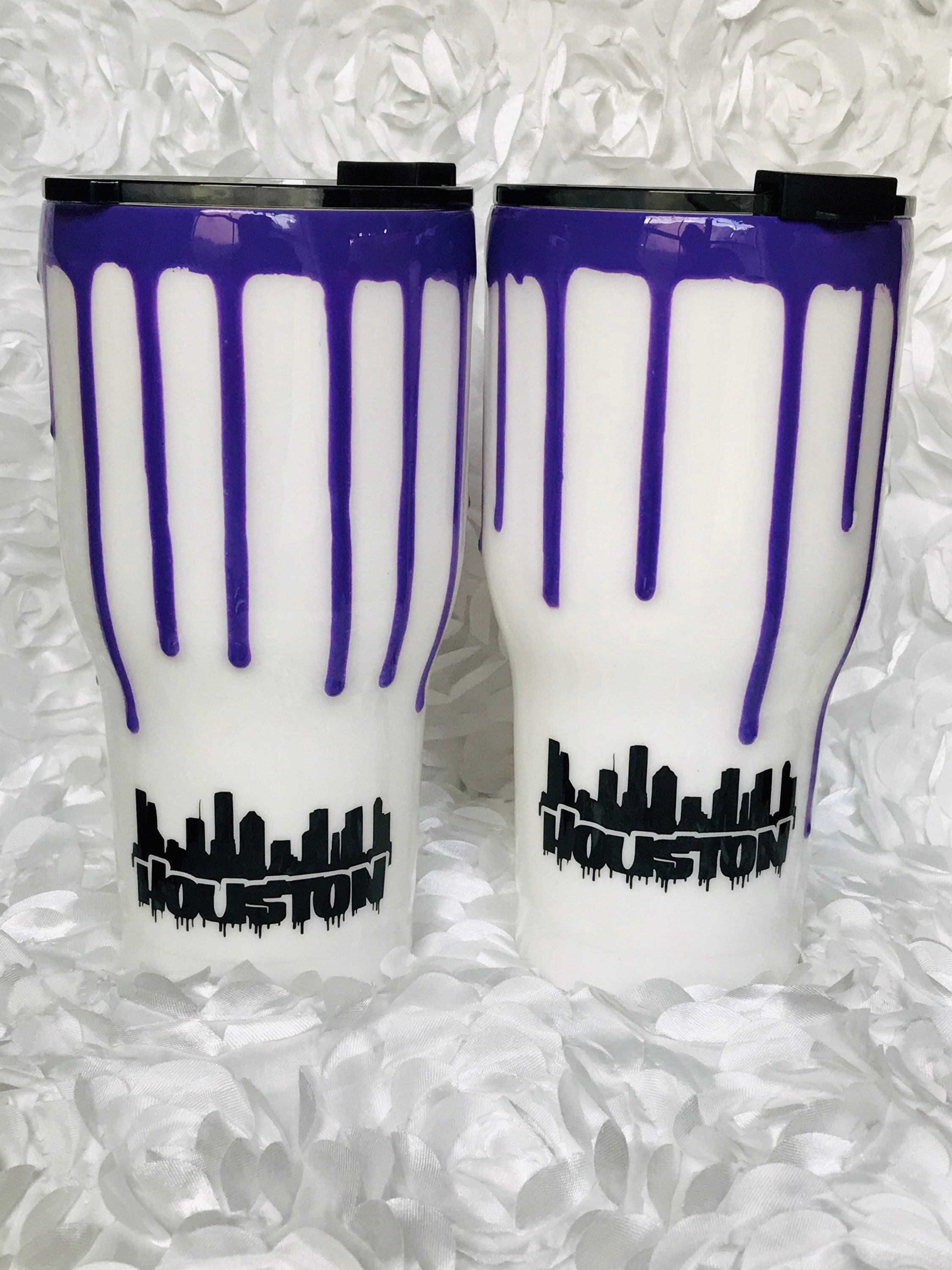 30 oz tumbler Houston skyline Etsy