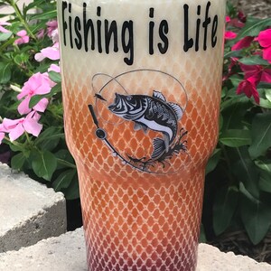 Red Drum Fish Tumbler