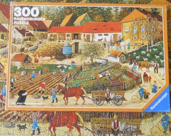 Ravensburger Vintage Puzzel &quot;Grote Boerderij&quot; Verborgen Object Ontwerp Wilhelmine Müller