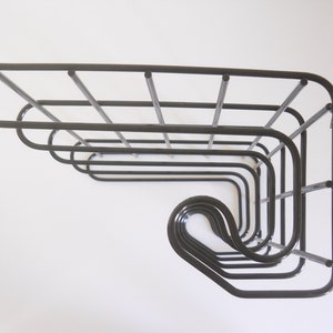 Retro pop string coat rack Ikea Frän black pop art metal wall coat rack