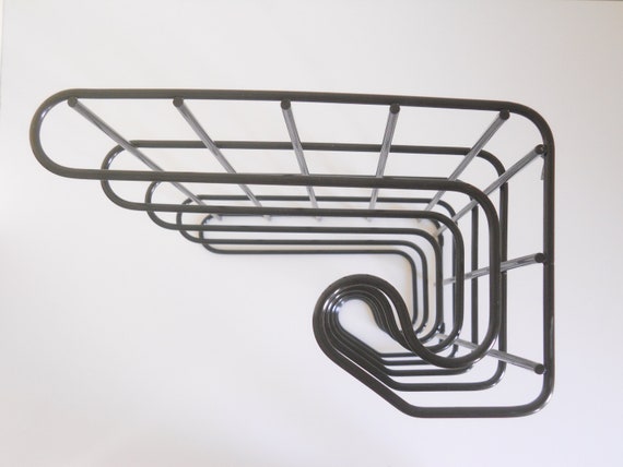 Retro Pop String Garderobe Ikea Frän schwarze Pop Art Metall Wandgarderobe