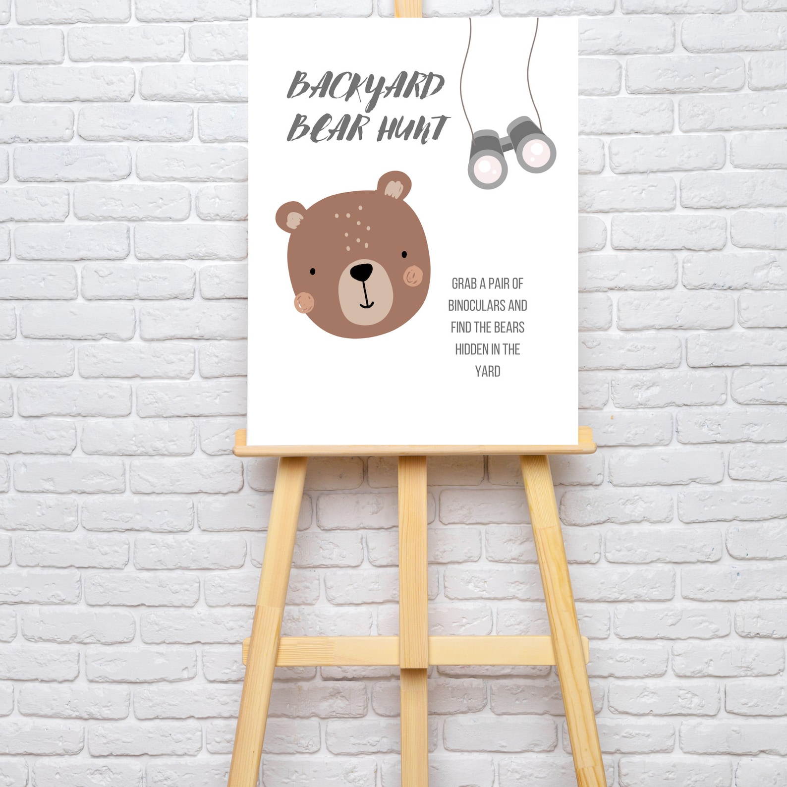 Kids Bear Hunt Game Scavenger Hunt Etsy