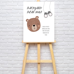 Juego de búsqueda del oso para niños - Búsqueda del tesoro