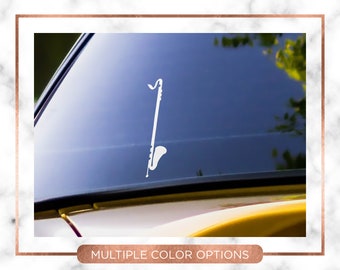 Saxophone sticker decal *E298* horn brass trumpet clarinet band high school bass