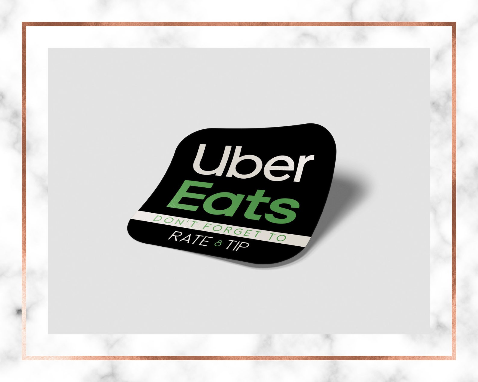Uber Eats Delivery Stickers Sheets of 15 Stickers Bag Etsy