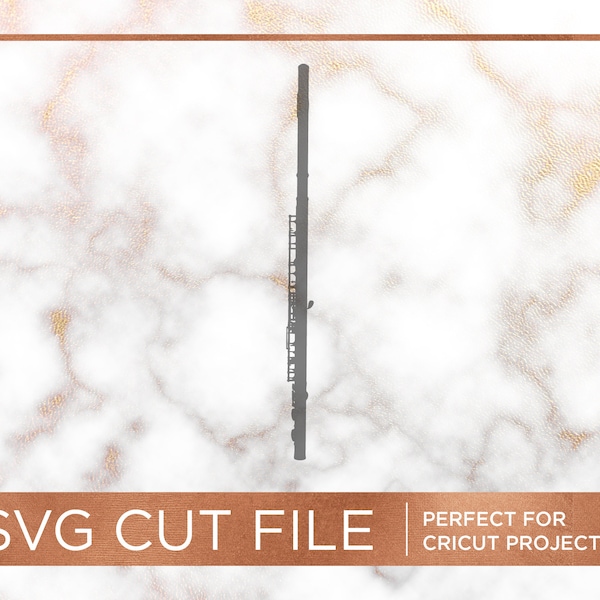 Flute SVG Cut File | Flute Silhouette | Flute Clipart | Cricut Cutting Machine | Flute Craft | Flute Clipart