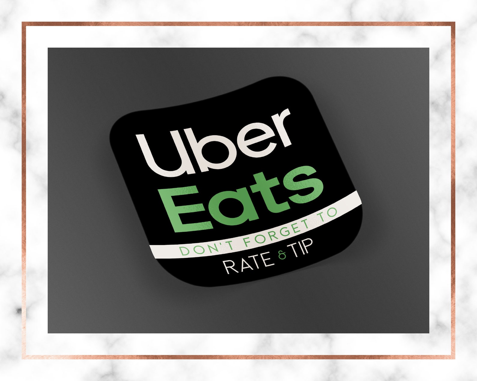 Uber Eats Delivery Stickers Sheets of 15 Stickers Bag Etsy