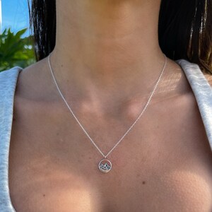 Halsband för berg i sterlingsilver | Halsband för vandring | Gåva för friluftsmänniskor | Gåva för naturälskare | Elegant silverhalsband bild 5
