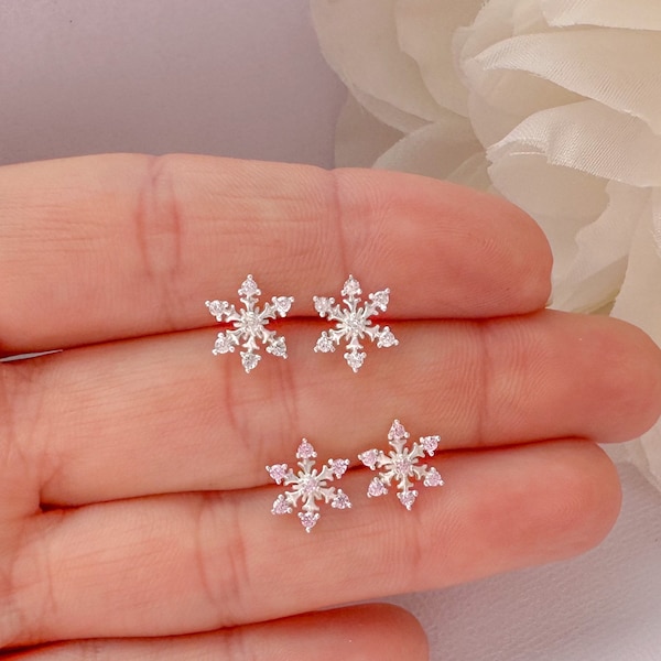 Snowflake Earrings Etsy