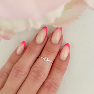 Sterling silver horse shoe midi ring | Knuckle ring | Pinky ring | Cowgirl jewelry | Bohemian jewelry | Lucky jewelry
