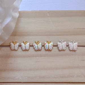 14K Gold butterfly earrings | Kids earrings | Little girl earrings | Children jewelry | Infant earrings | Hypoallergenic jewelry