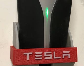 Tesla Mobile Charger Wall Mount, 3D Printed