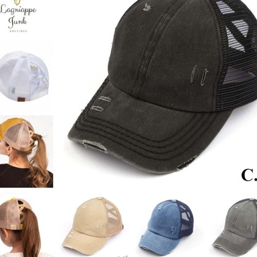C.C Distressed Solid Mesh Criss Cross 