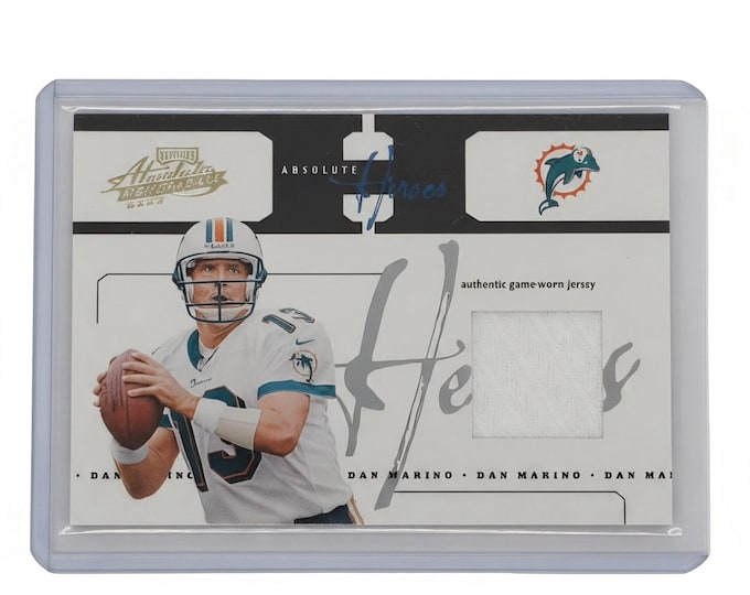 2006 Absolute Marks of Fame Dan Marino Jersey trading card