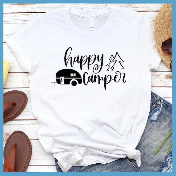 Happy Camper Tee - White