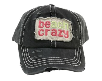 "Beach Crazy" Pony-Baseball Cap