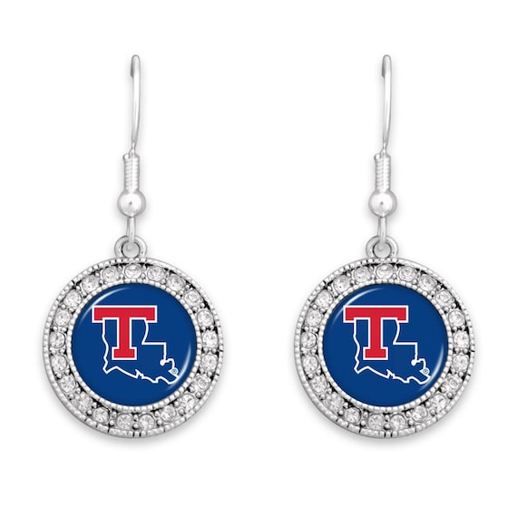 Louisiana Tech Jewel Charm Earrings
