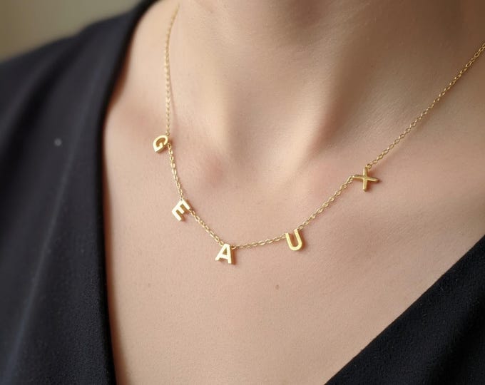 Louisiana State Tigers GEAUX Necklace – Dainty Chainlink Necklace