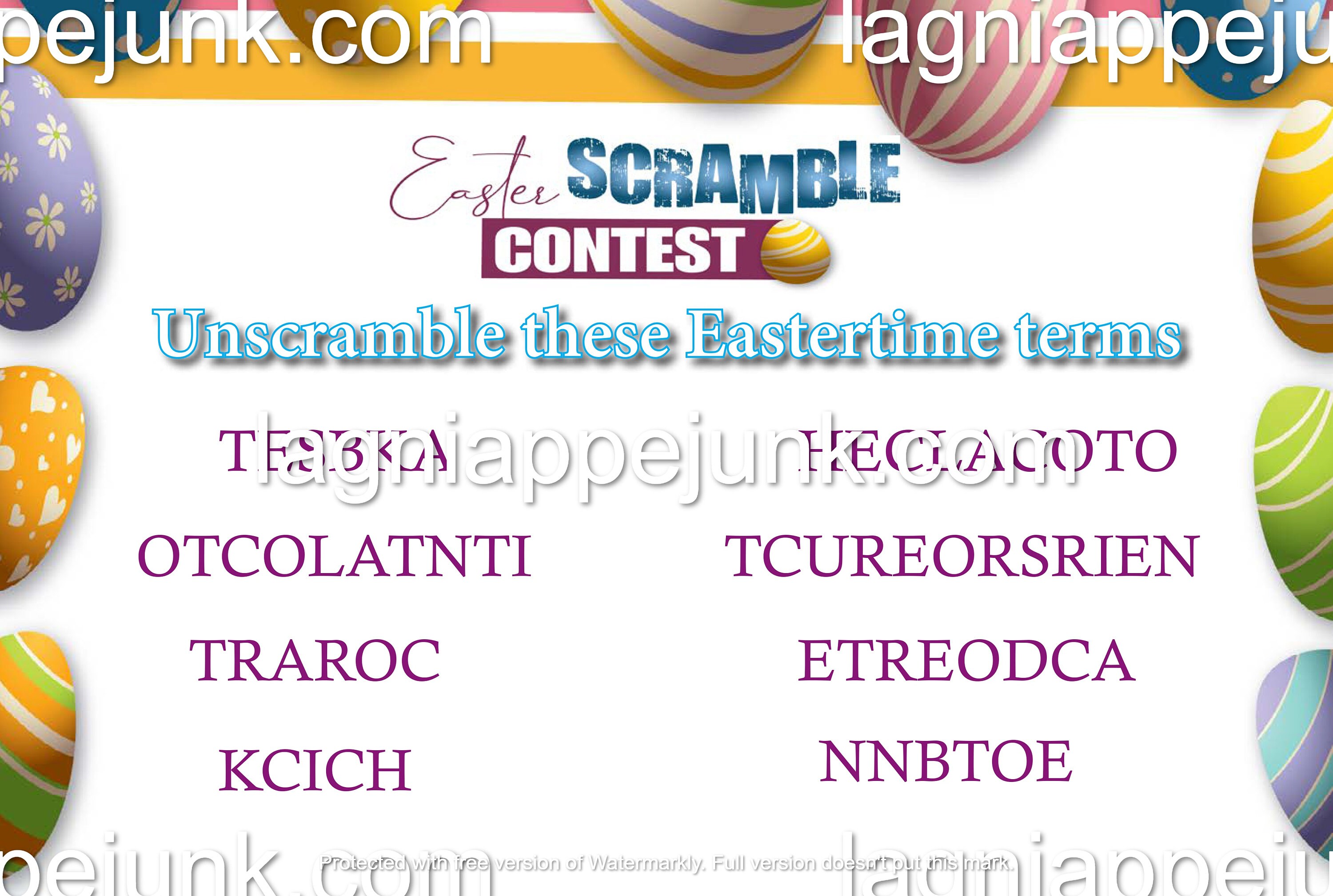 Social Media Games Templates EASTER THEMED Direct Sales - Etsy Canada