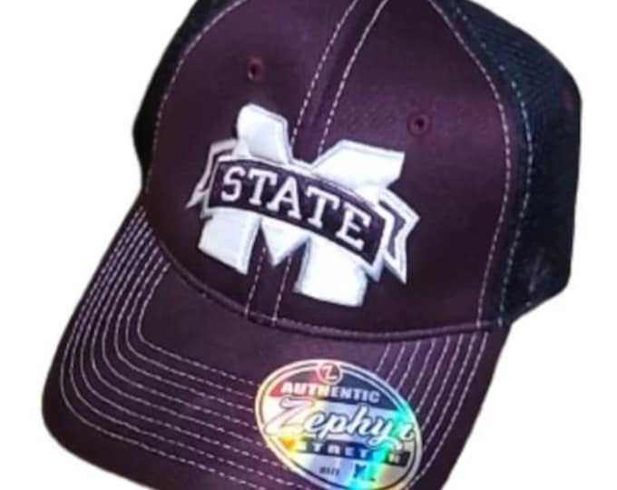 Mississippi State - Zephyr - Fitted XL Cap