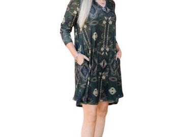 Honey Hunt Camo Tunic Dress