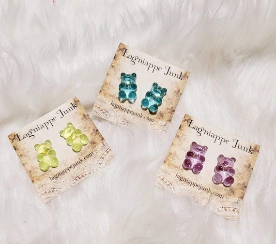 Gummy Bear Stud Earrings Earrings