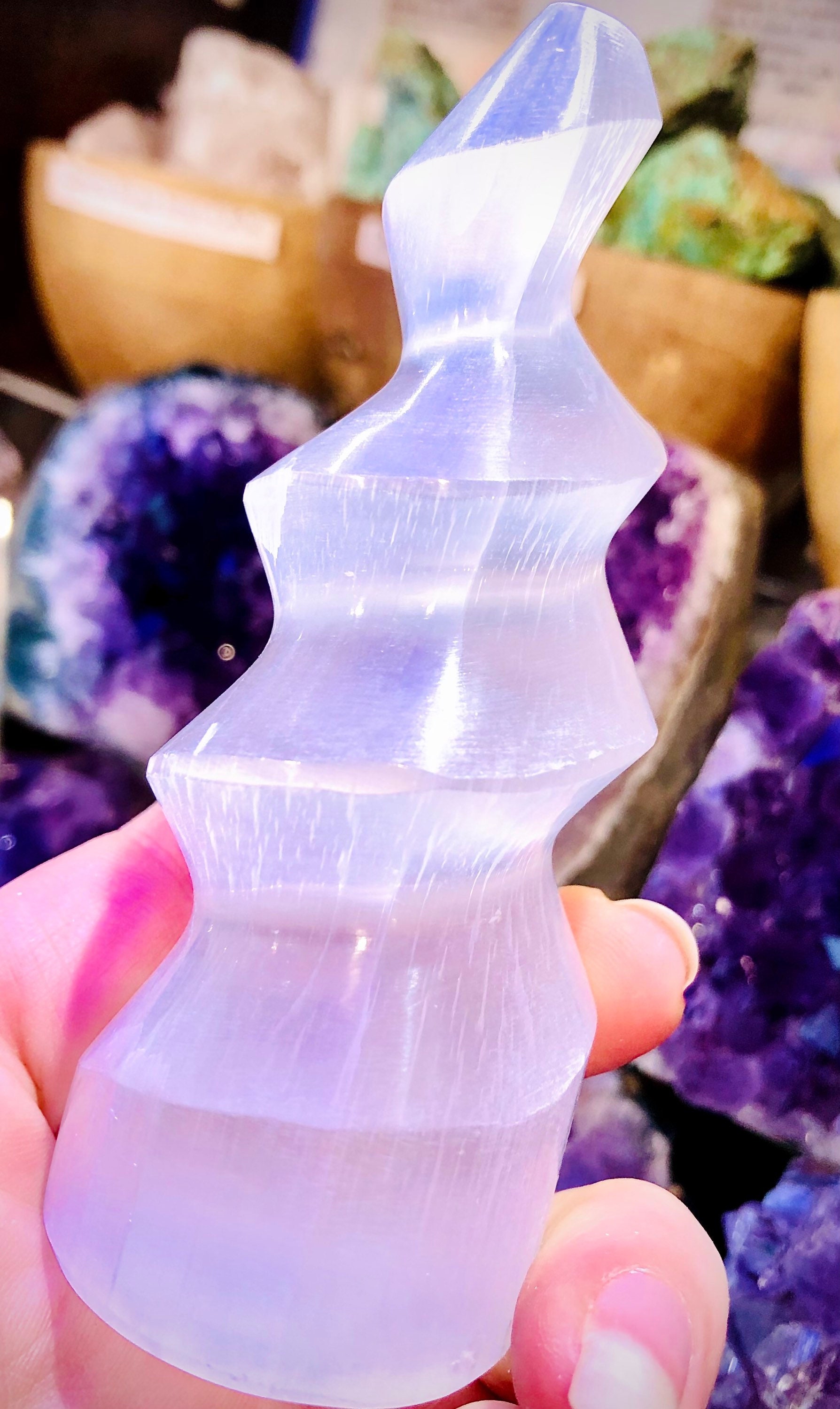 Spirale de Sélénite Mystique