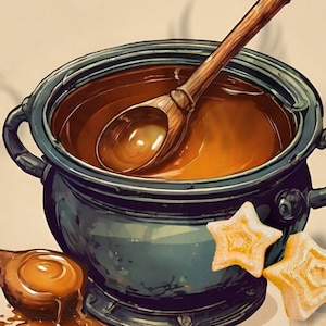 Caramel gourmand scented wax melts perfume burner