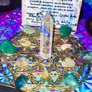 Ritualset der Heiligen Geometrie, Wohlstand, Fülle, esoterische Magie, Glück, Wicca-Ritual, weiße Magie, Reichtum