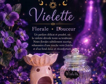 Duftwachsschmelze mit blumigem Frühlingsduft, Veilchenduft
