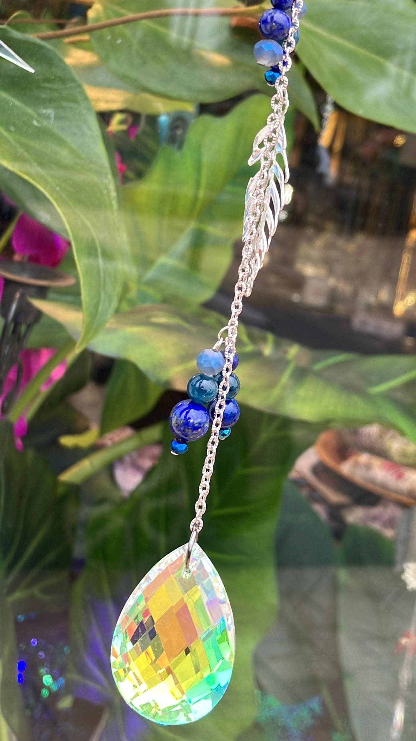 サンキャッチャー レインボー サンキャッチャー バタフライ ソーラー