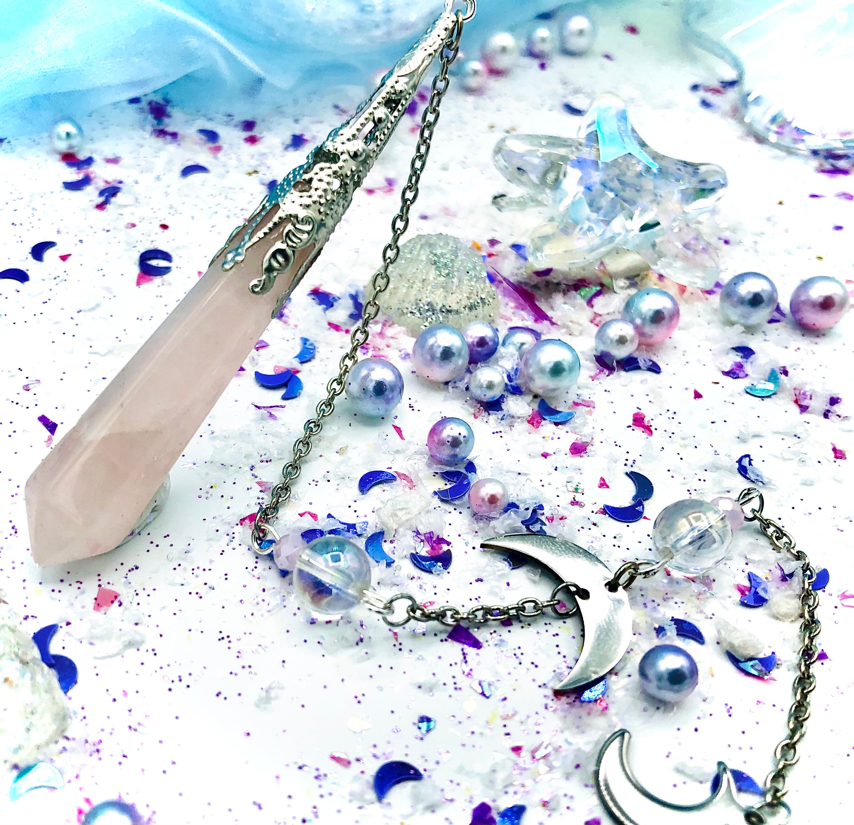 Pendule Quartz Rose et Aura